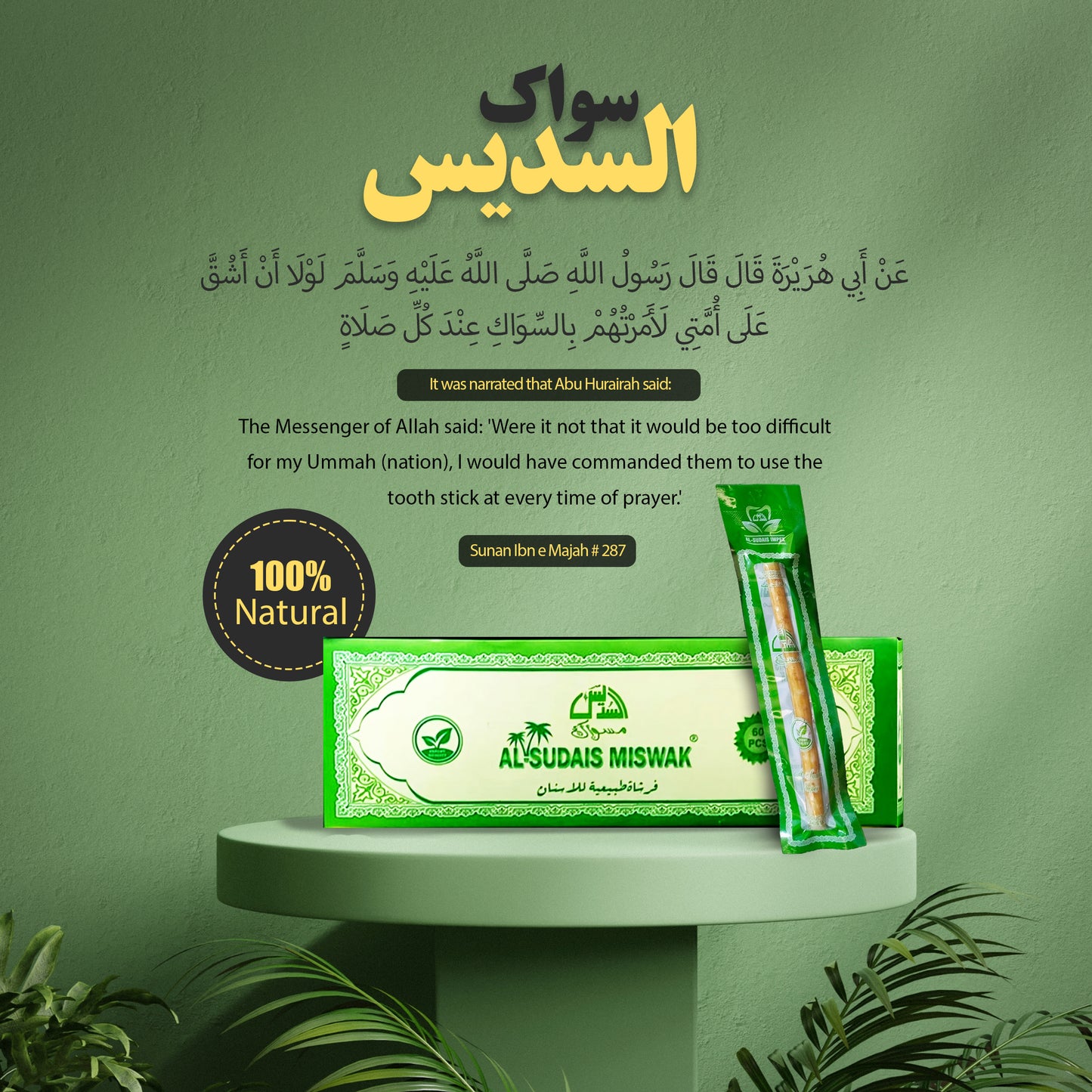 Miswak Al-Sudais Green