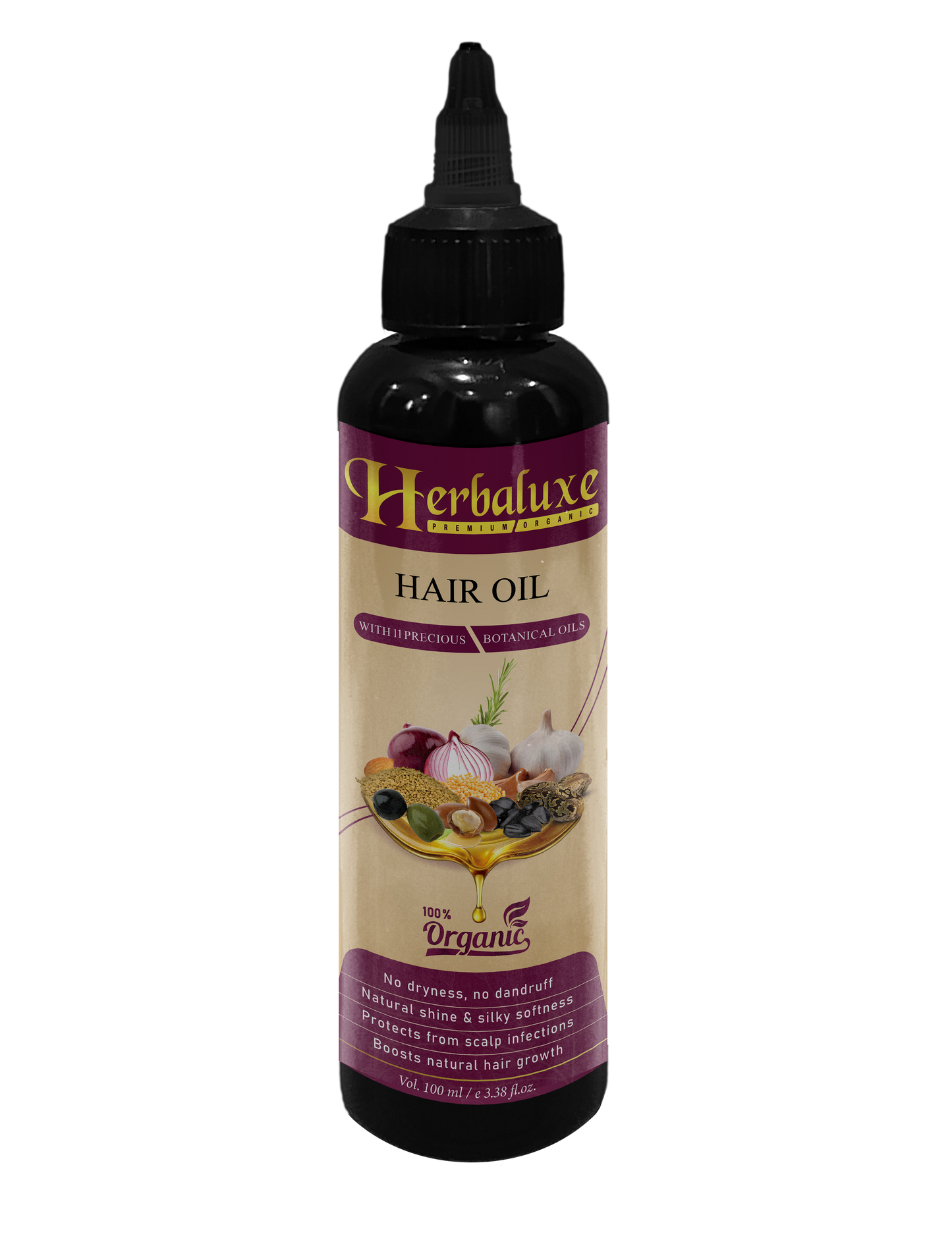 Herbaluxe Premium Organic Hair Oil
